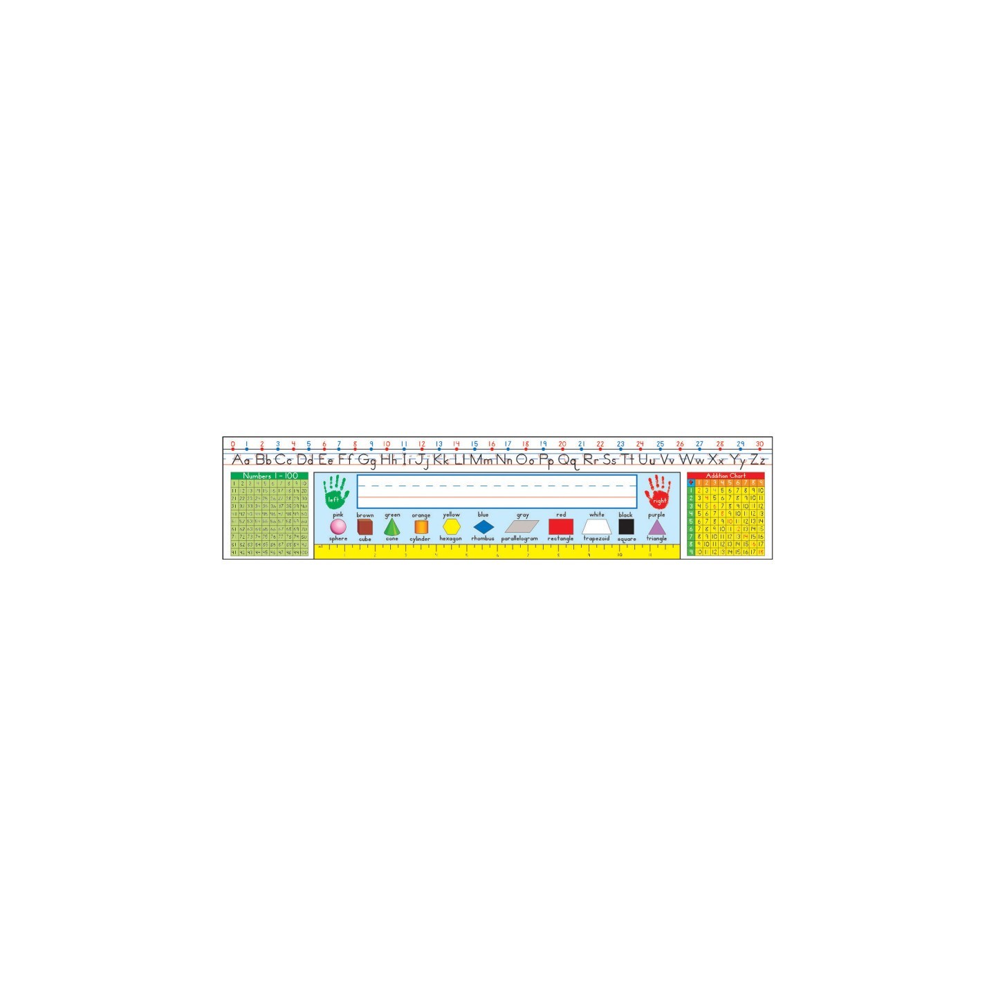 Carson Dellosa Education Traditional Manuscript Nameplates, Grade 1-3, Pack of 36