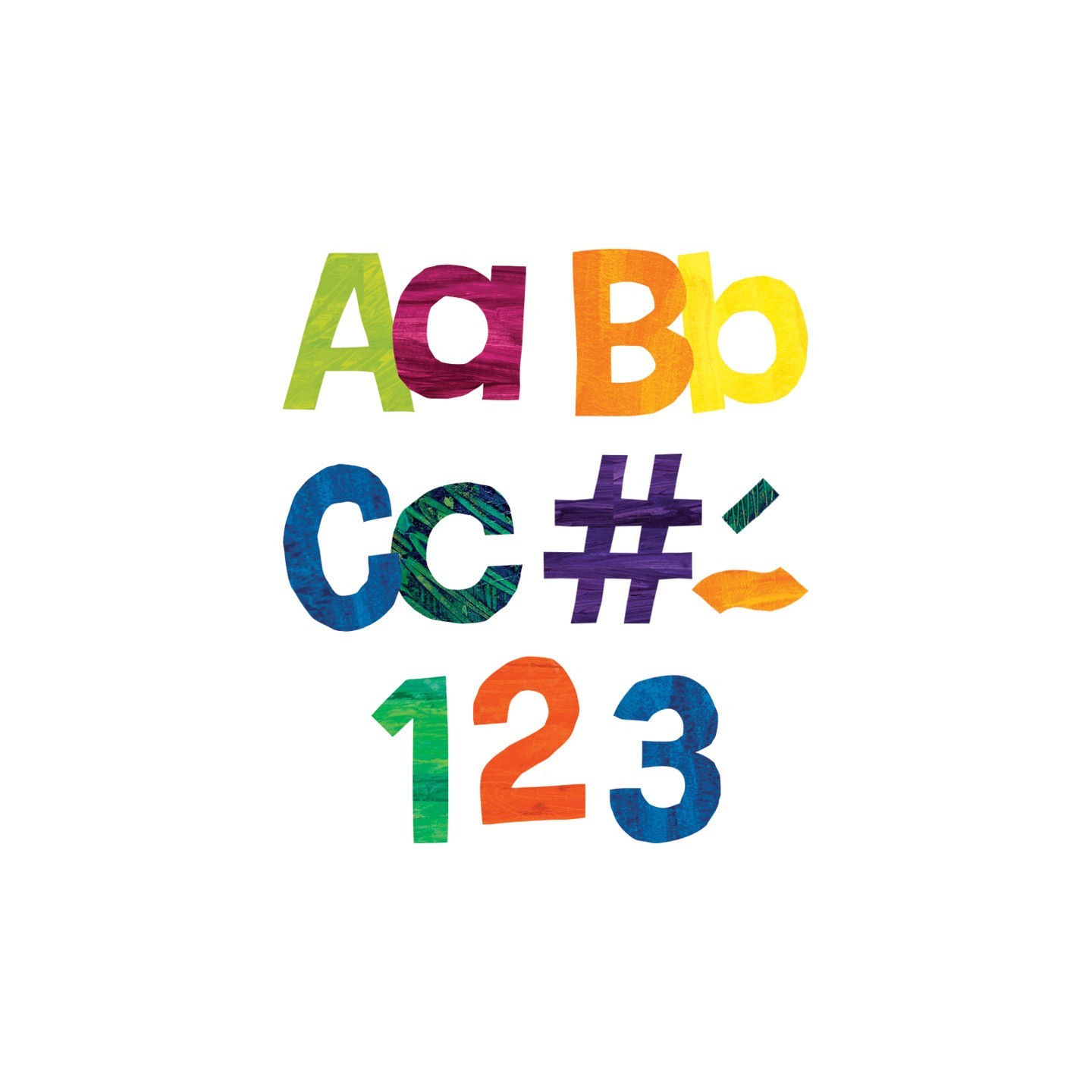 Carson Dellosa Education World of Eric Carle™ Colorful Tissue Paper Combo Pack EZ Letters