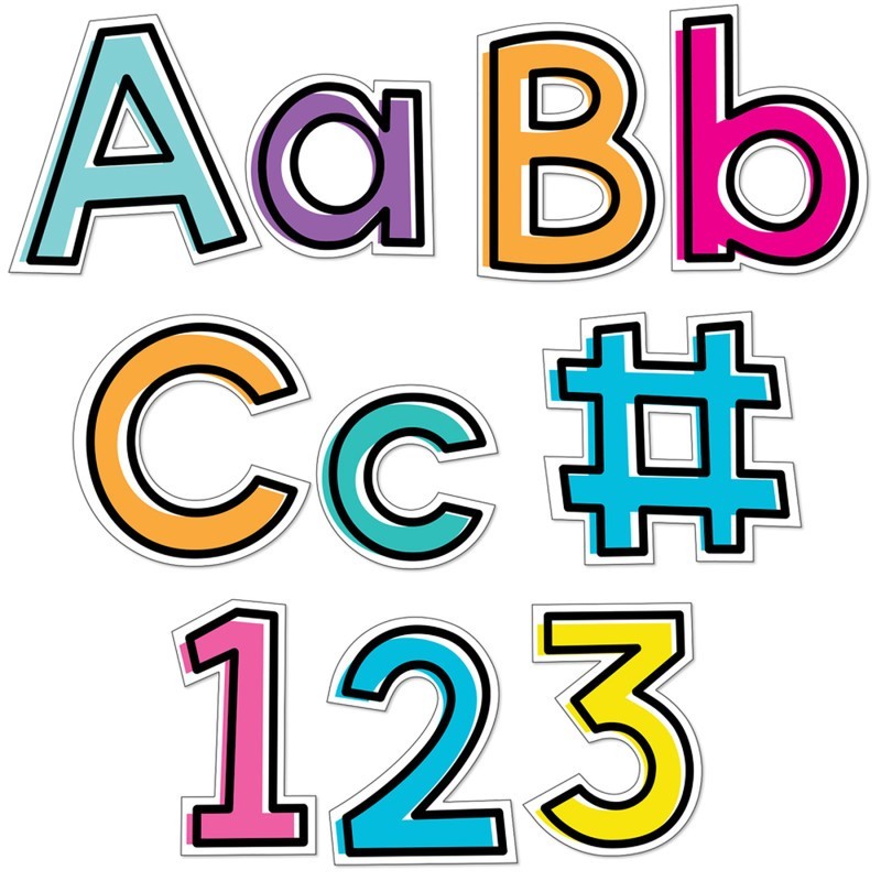 Carson Dellosa Education Kind Vibes Combo Pack EZ Letters, 219 Pieces