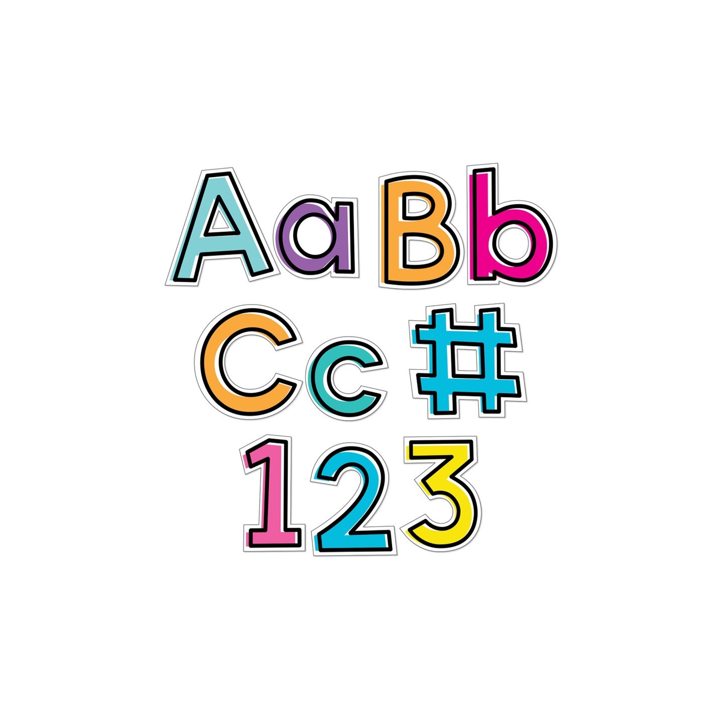 Carson Dellosa Education Kind Vibes Combo Pack EZ Letters, 219 Pieces