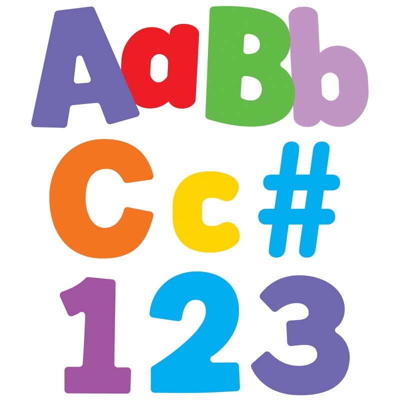 Carson Dellosa Education Color Splash Combo Pack EZ Letters, 219 Pieces