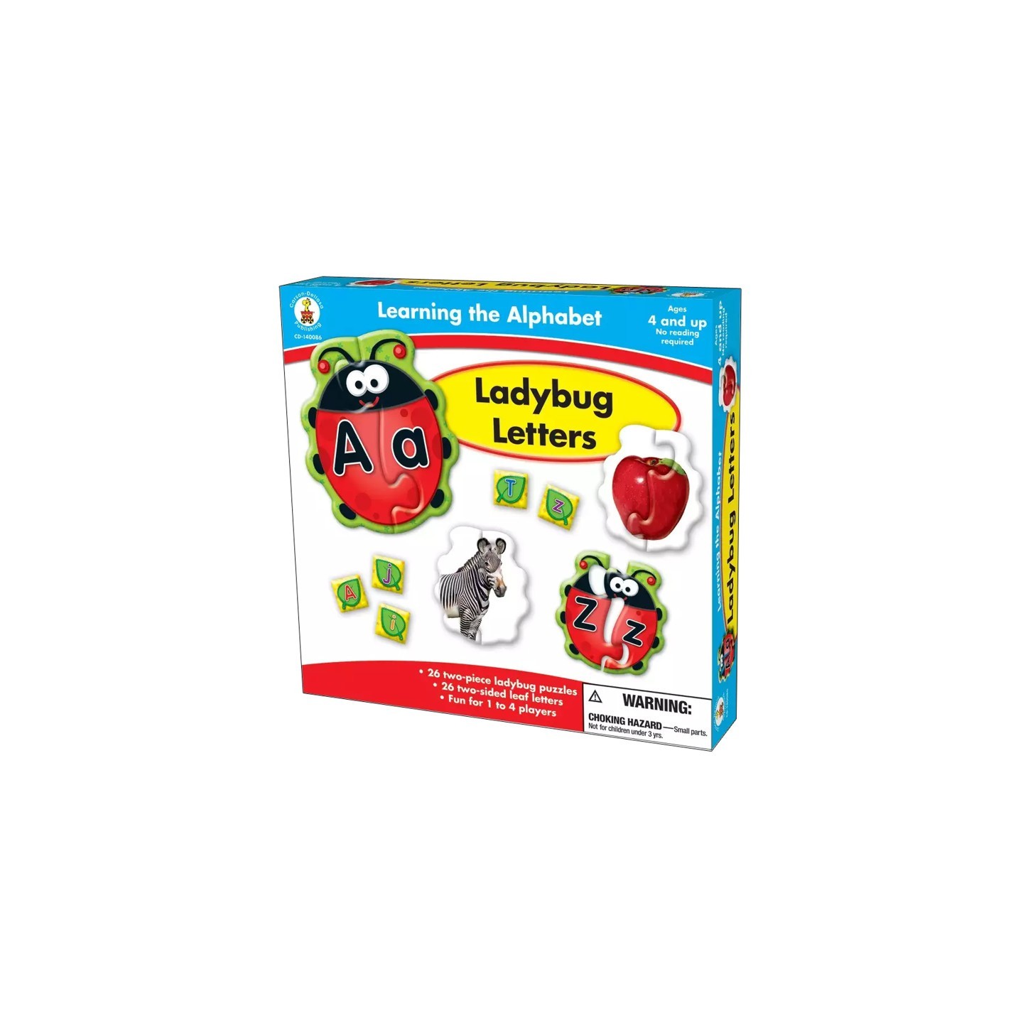 Carson Dellosa Education Ladybug Letters Puzzle Game