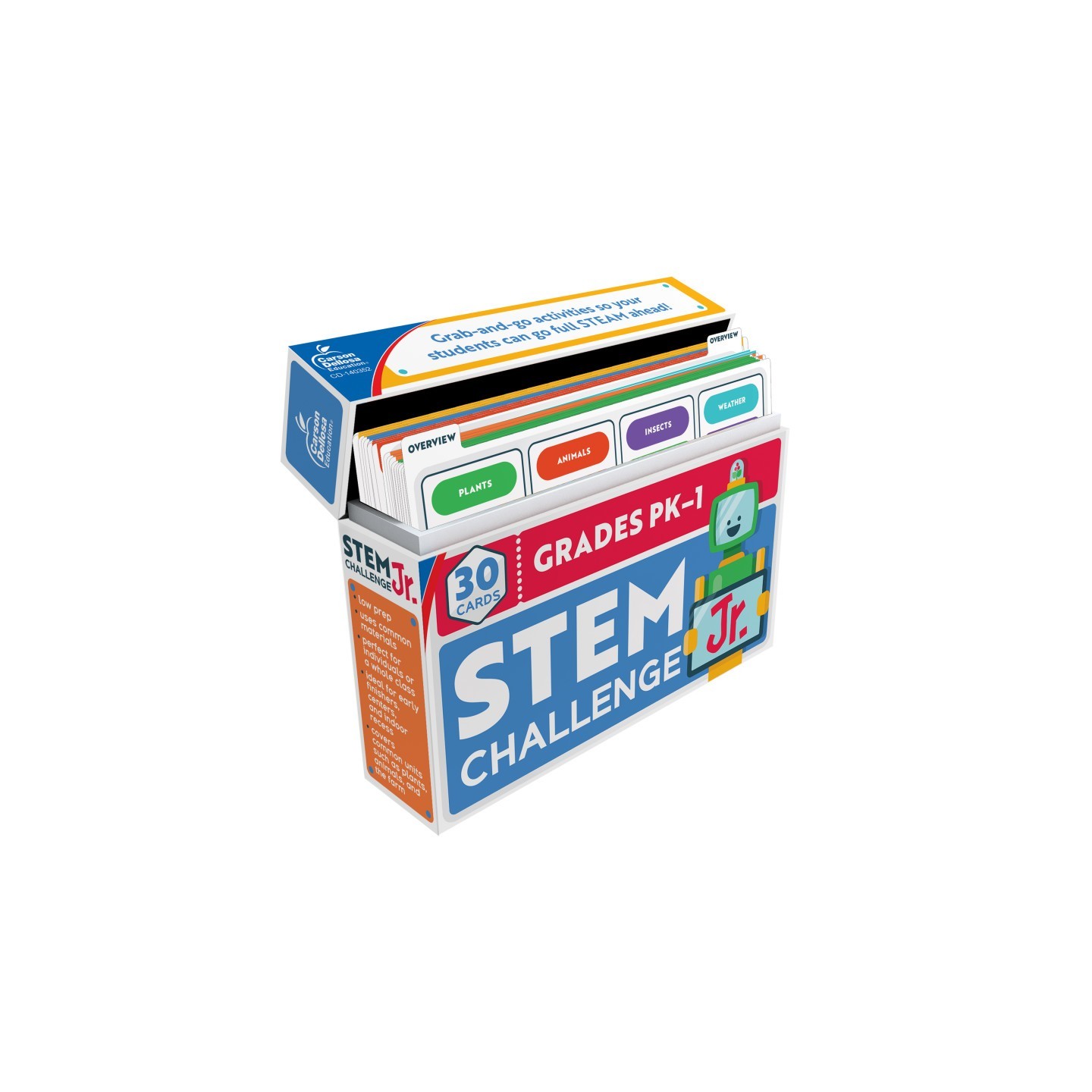 Carson Dellosa Education STEM Challenge, Jr. Learning Cards
