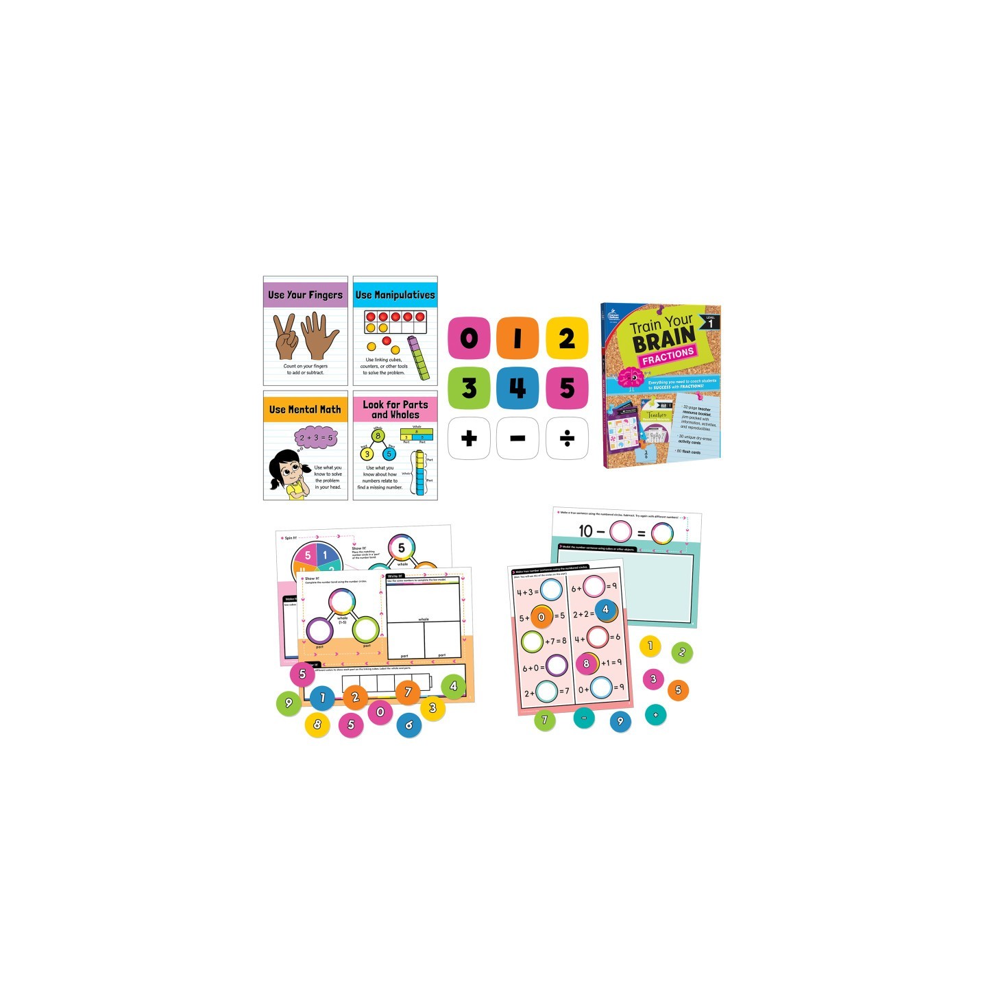 Carson Dellosa Education Math Teacher Classroom Bundle Grade 2
