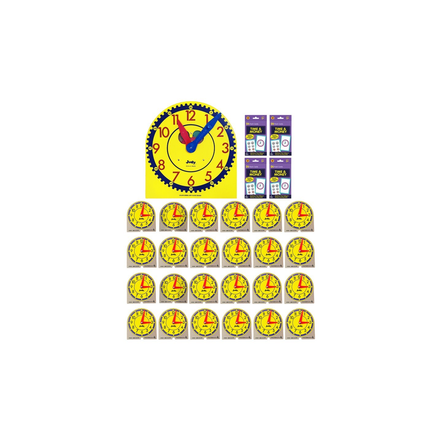 Carson Dellosa Education Judy Clock Classroom Set