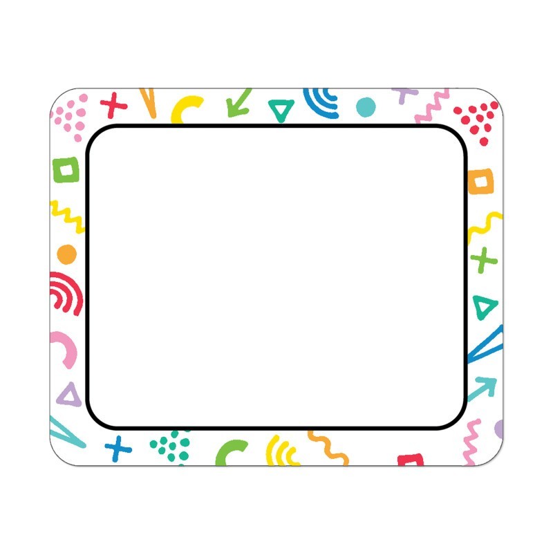 Carson Dellosa Education Happy Place Name Tags, Pack of 40
