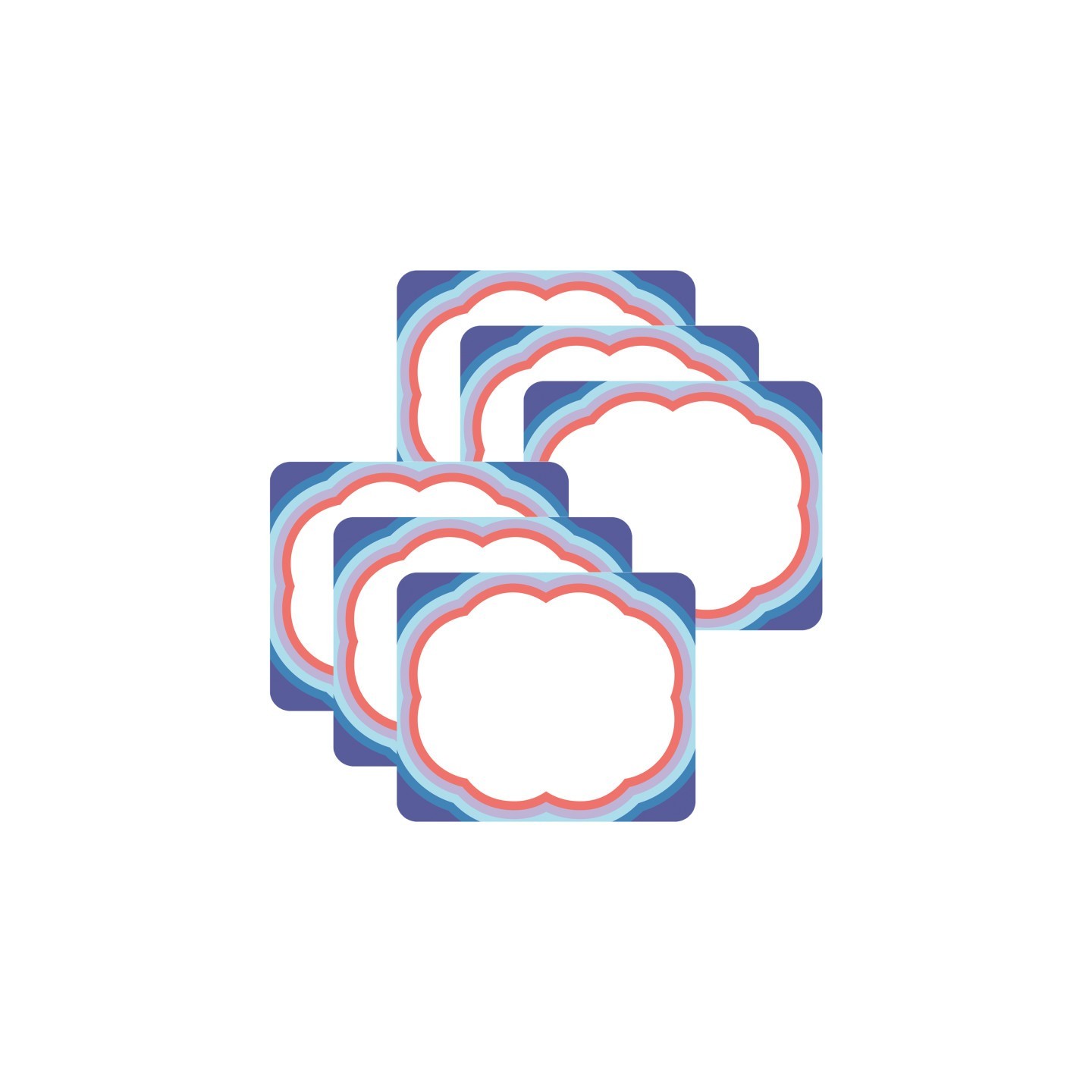 Carson Dellosa Education We Stick Together Name Tags, 40 Per Pack, 6 Packs