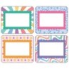 Carson Dellosa Education Retro Remix Name Tags, Pack of 40