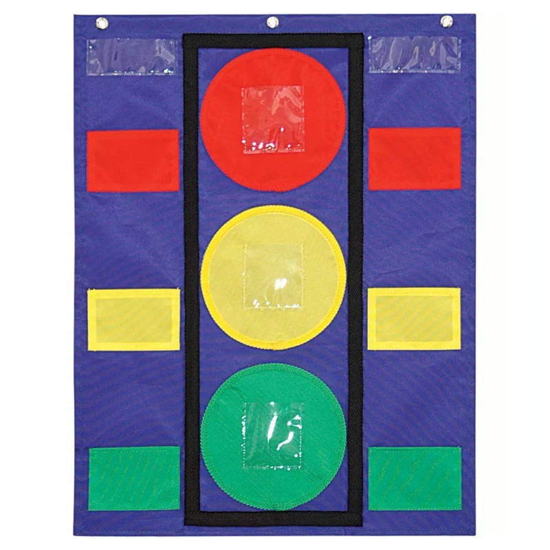 Carson Dellosa Education Stoplight Pocket Chart