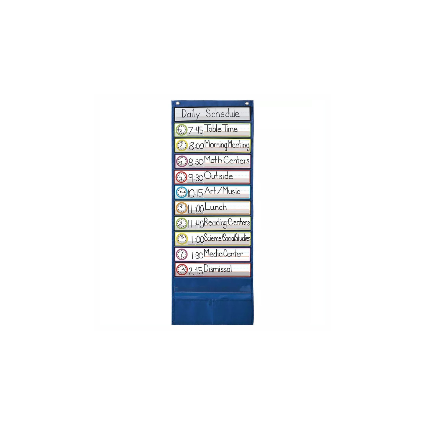 Carson Dellosa Education Deluxe Scheduling Pocket Chart