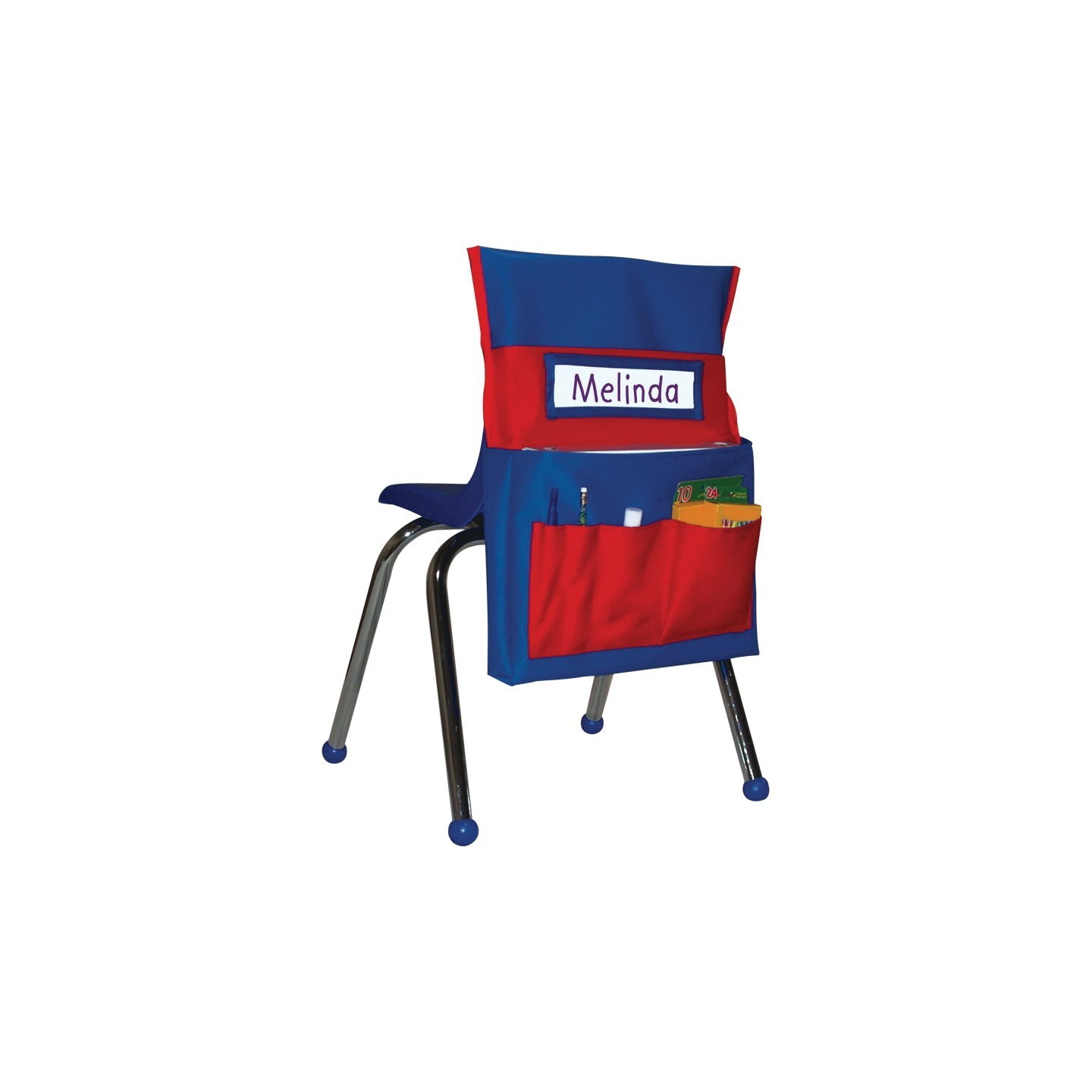 Carson Dellosa Education Chairback Buddy™ Pocket Chart, Blue/Red