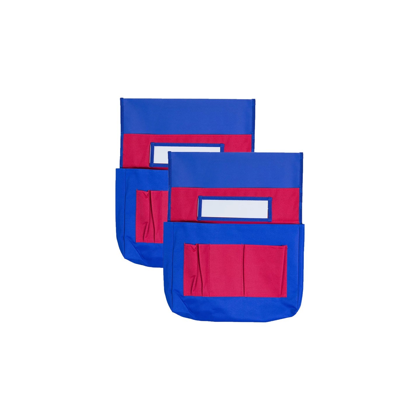 Carson Dellosa Education Chairback Buddy™ Pocket Chart, Blue/Red, Pack of 2