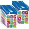 Carson Dellosa Education Kind Vibes Smiley Faces Shape Stickers, 72 Per Pack, 12 Packs