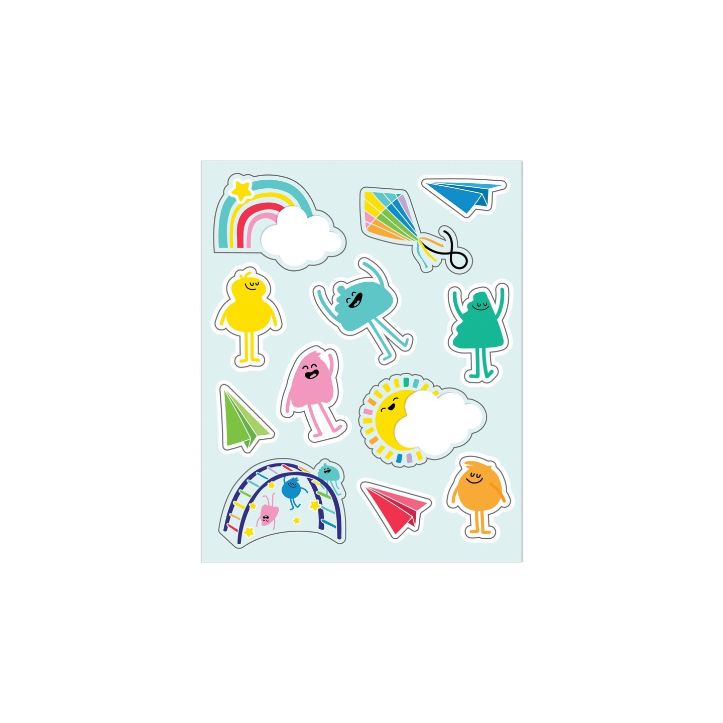 Carson Dellosa Education Happy Place Shape Stickers, Pack of 72