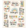 Carson Dellosa Education We Belong Motivators Shape Stickers, Pack of 72