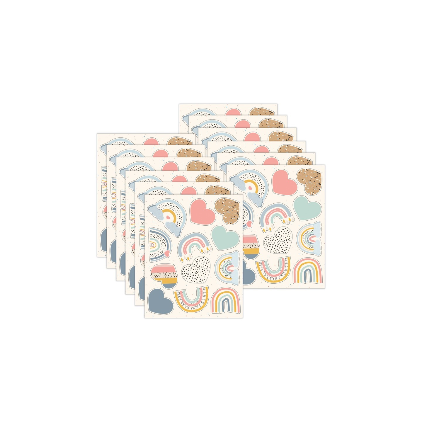 Carson Dellosa Education We Belong Shape Stickers, 72 Per Pack, 12 Packs