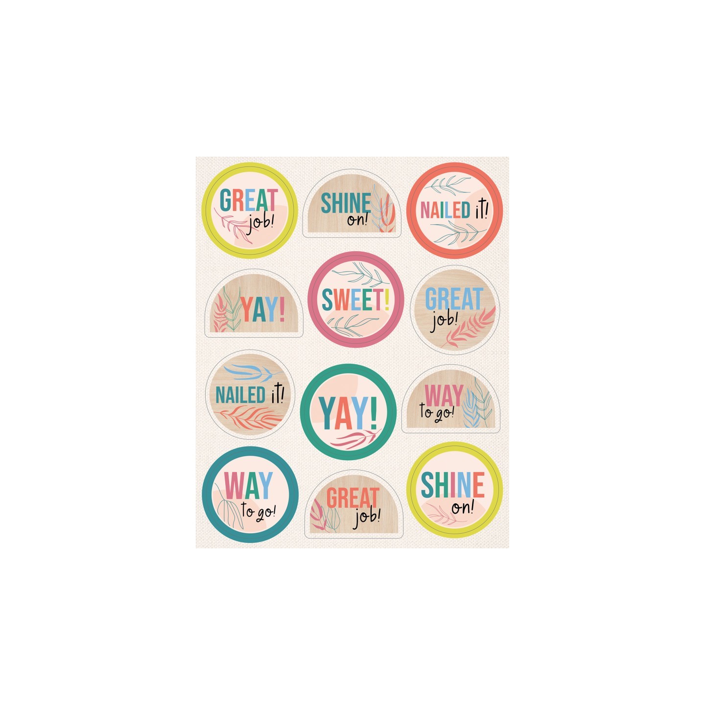 Carson Dellosa Education True to You Motivators Motivational Stickers, Pack of 72