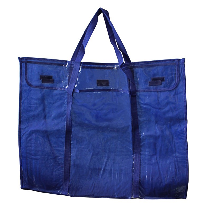 Carson Dellosa Education Deluxe Bulletin Board Storage Bag, Clear/Blue, 30" x 24"