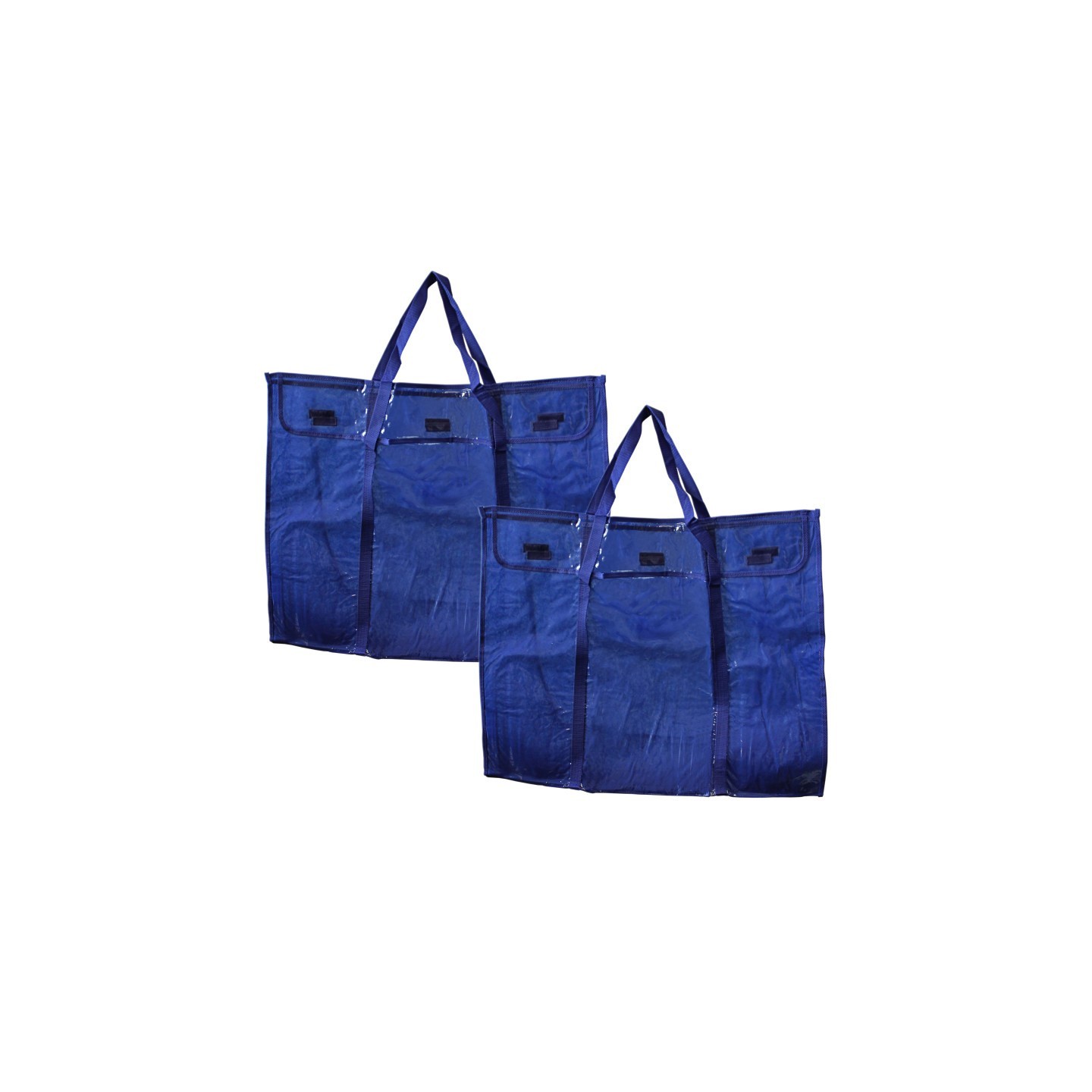 Carson Dellosa Education Deluxe Bulletin Board Storage Bag, Clear/Blue, 30" x 24", Pack of 2