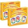 Carson Dellosa Education What Happens Next? Picture Sequencing Puzzle Game, Grade PK-K, Pack of 2
