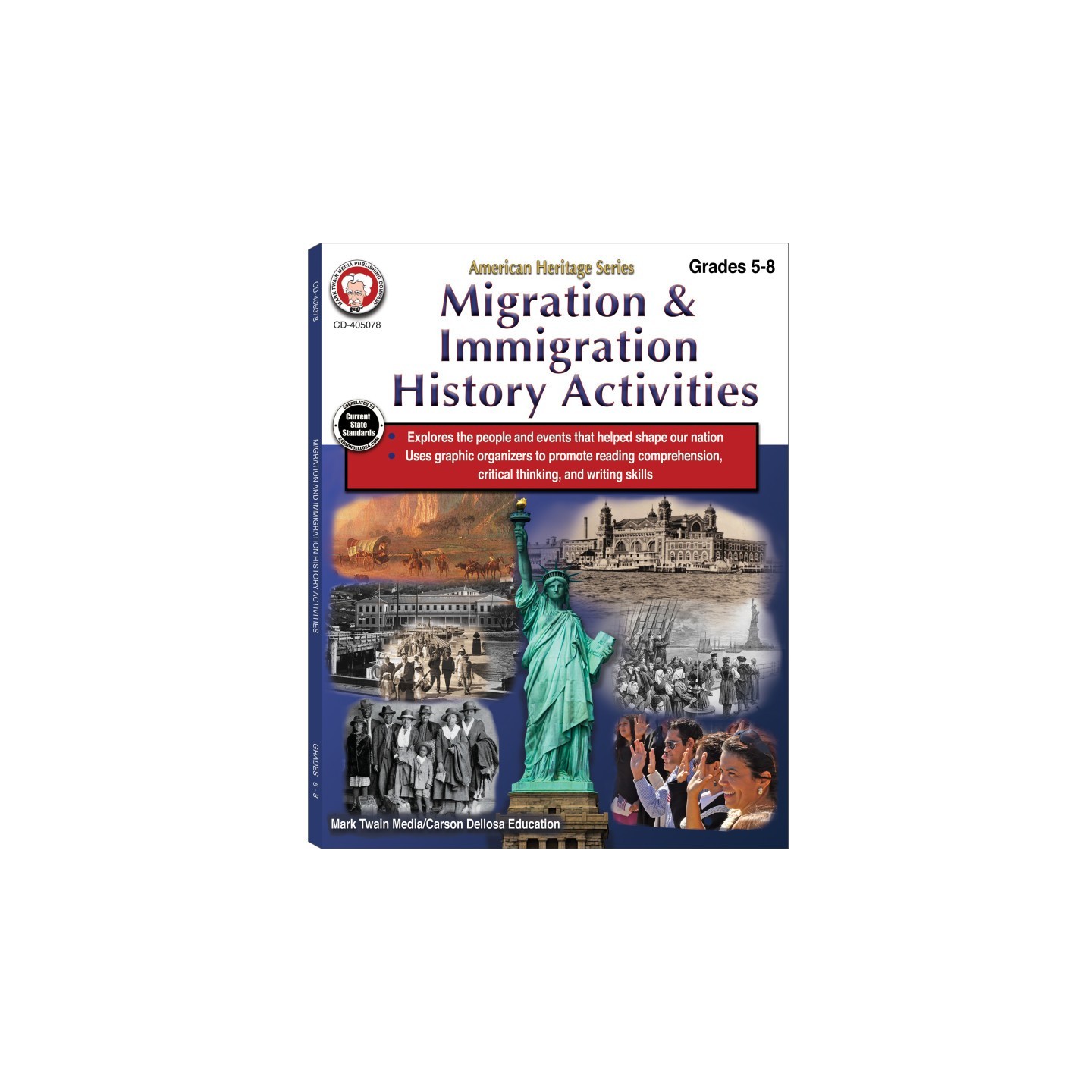 Mark Twain Media Migration & Immigration History Activities Workbook, Grades 5-8