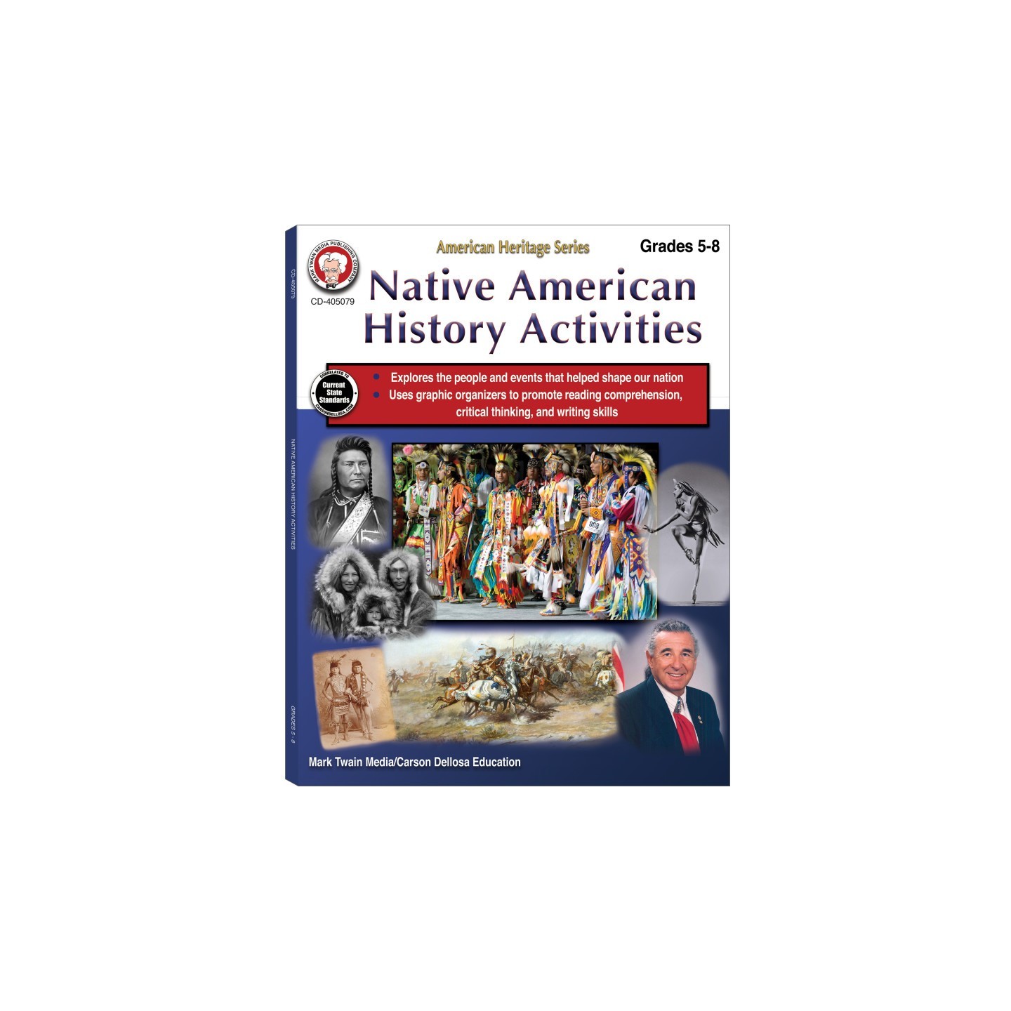 Mark Twain Media Native American History Activities Workbook, Grades 5-8