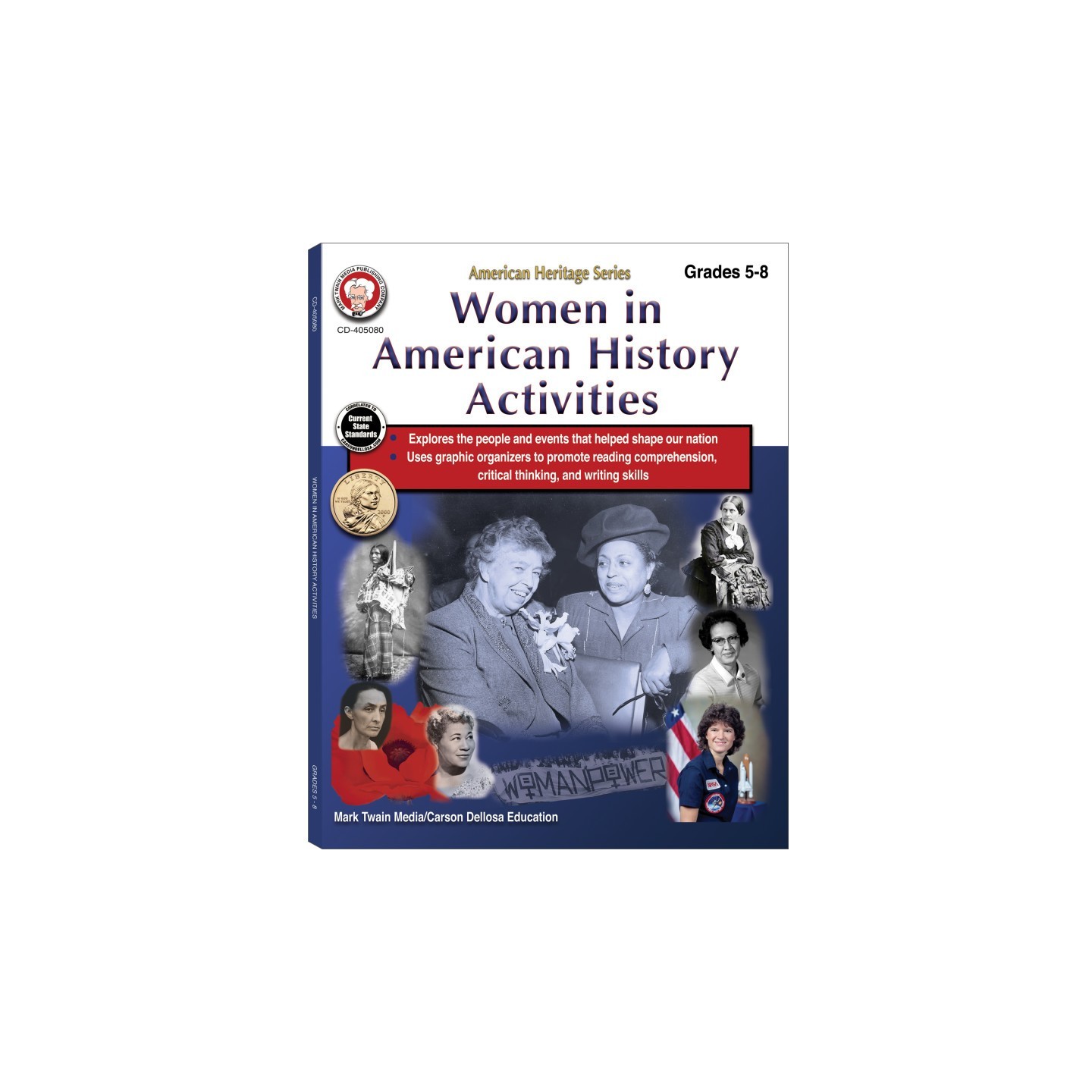 Mark Twain Media Women in American History Activities Workbook, Grades 5-8