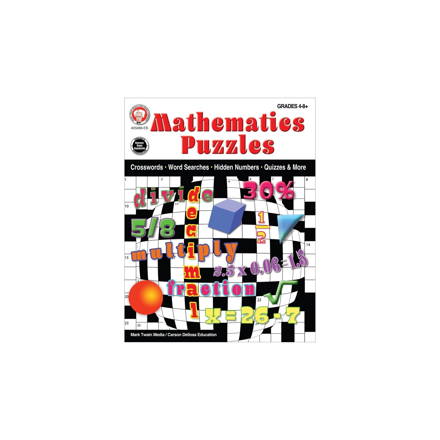 Mark Twain Media Mathematics Puzzles Workbook