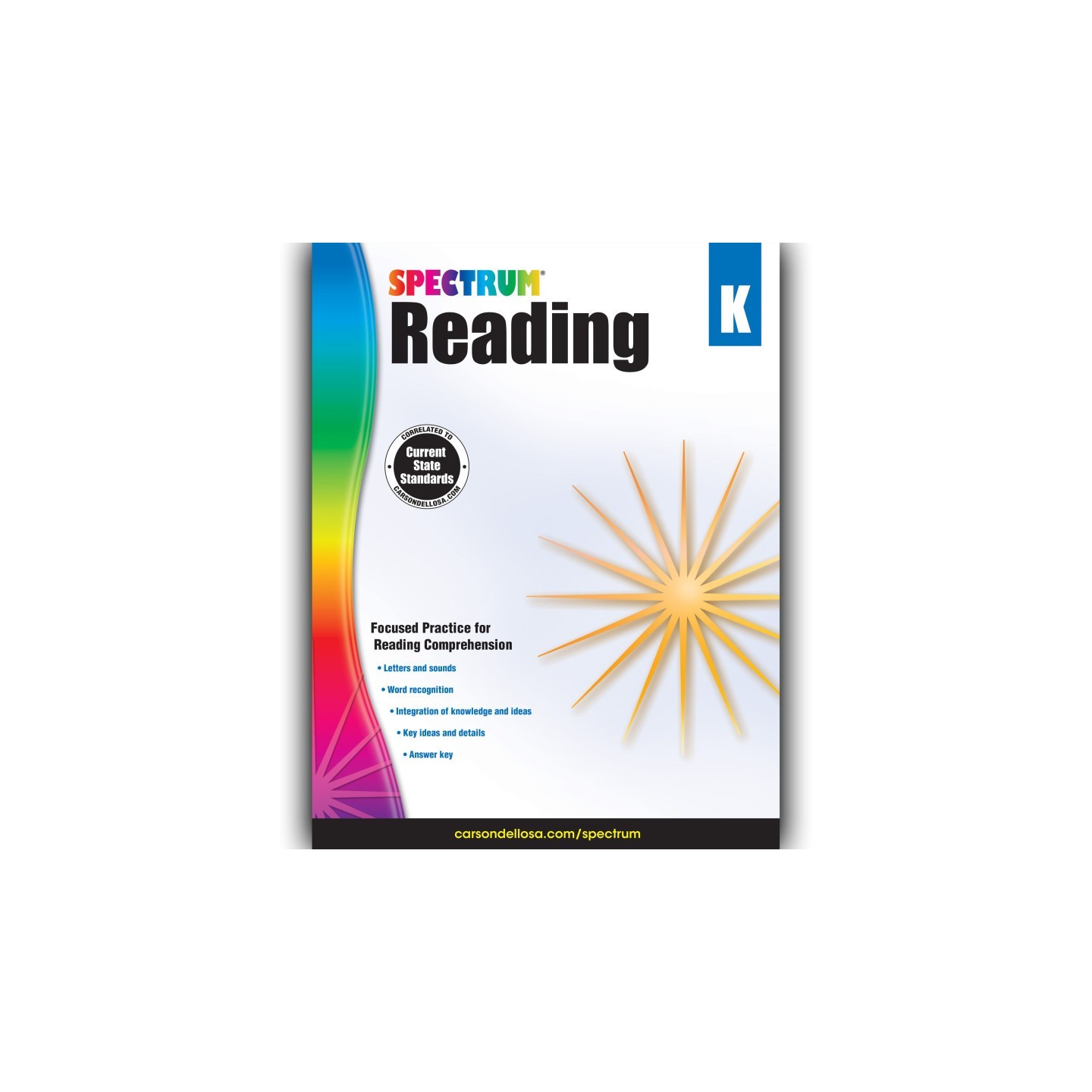 Spectrum® Reading Workbook, Grade K, Paperback