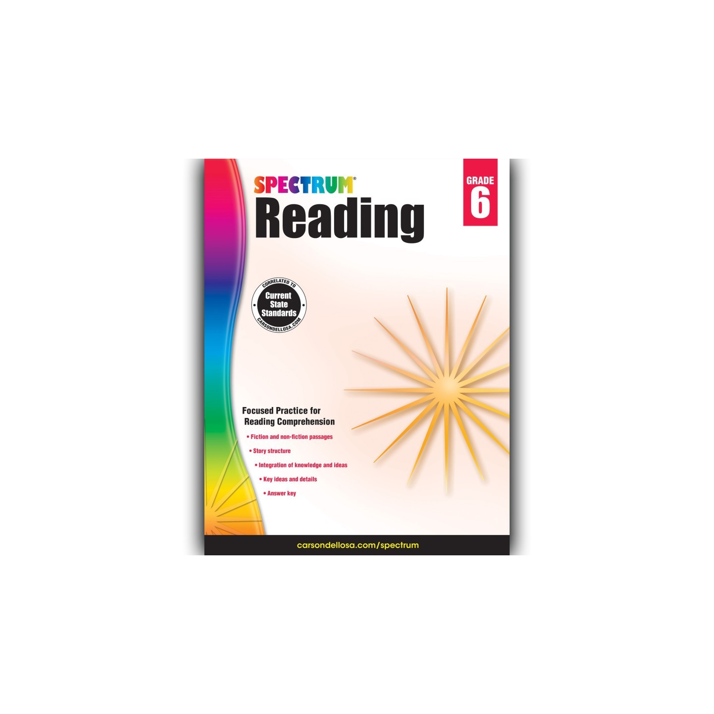 Spectrum® Reading Workbook, Grade 6, Paperback