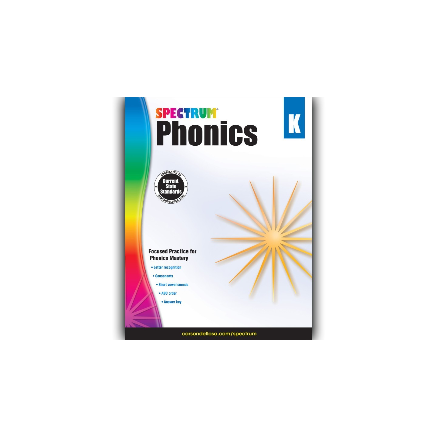 Spectrum® Phonics Workbook, Grade K, Paperback