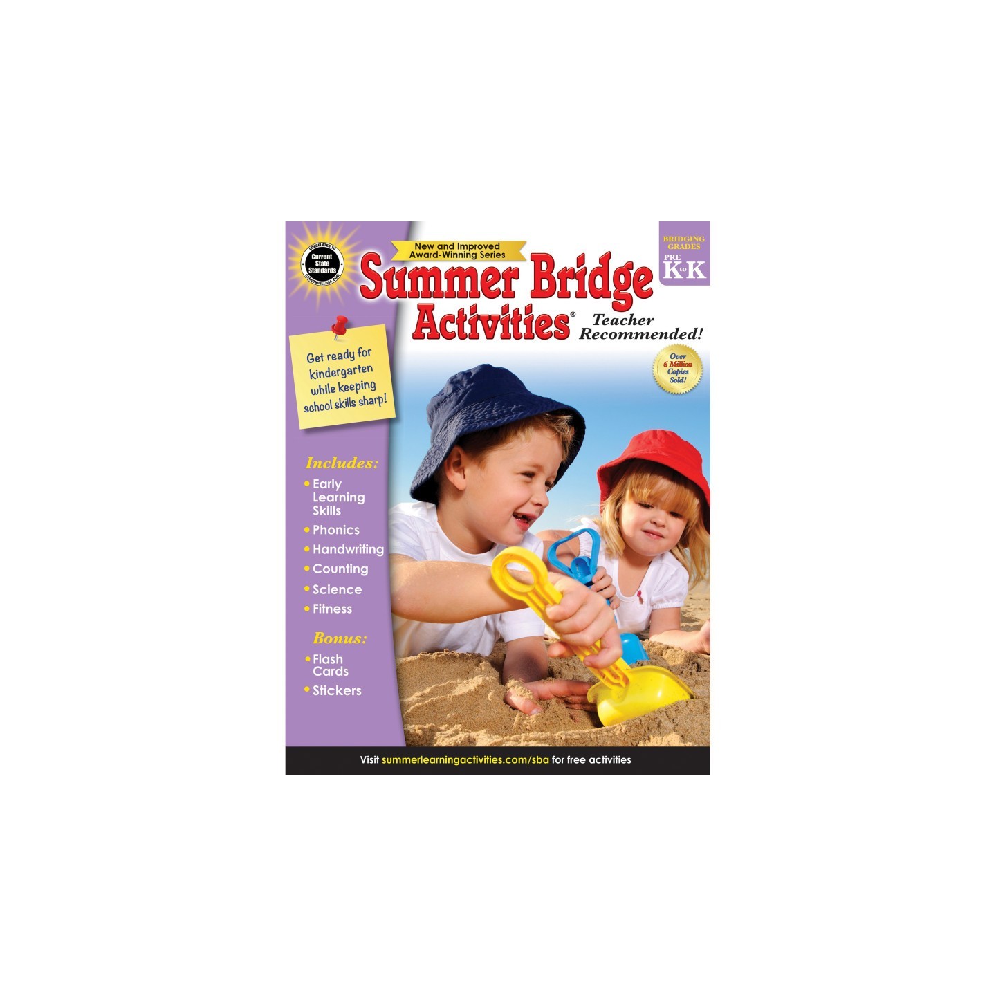 Carson Dellosa Education Summer Bridge Activities® Workbook, Grade PK-K, Paperback