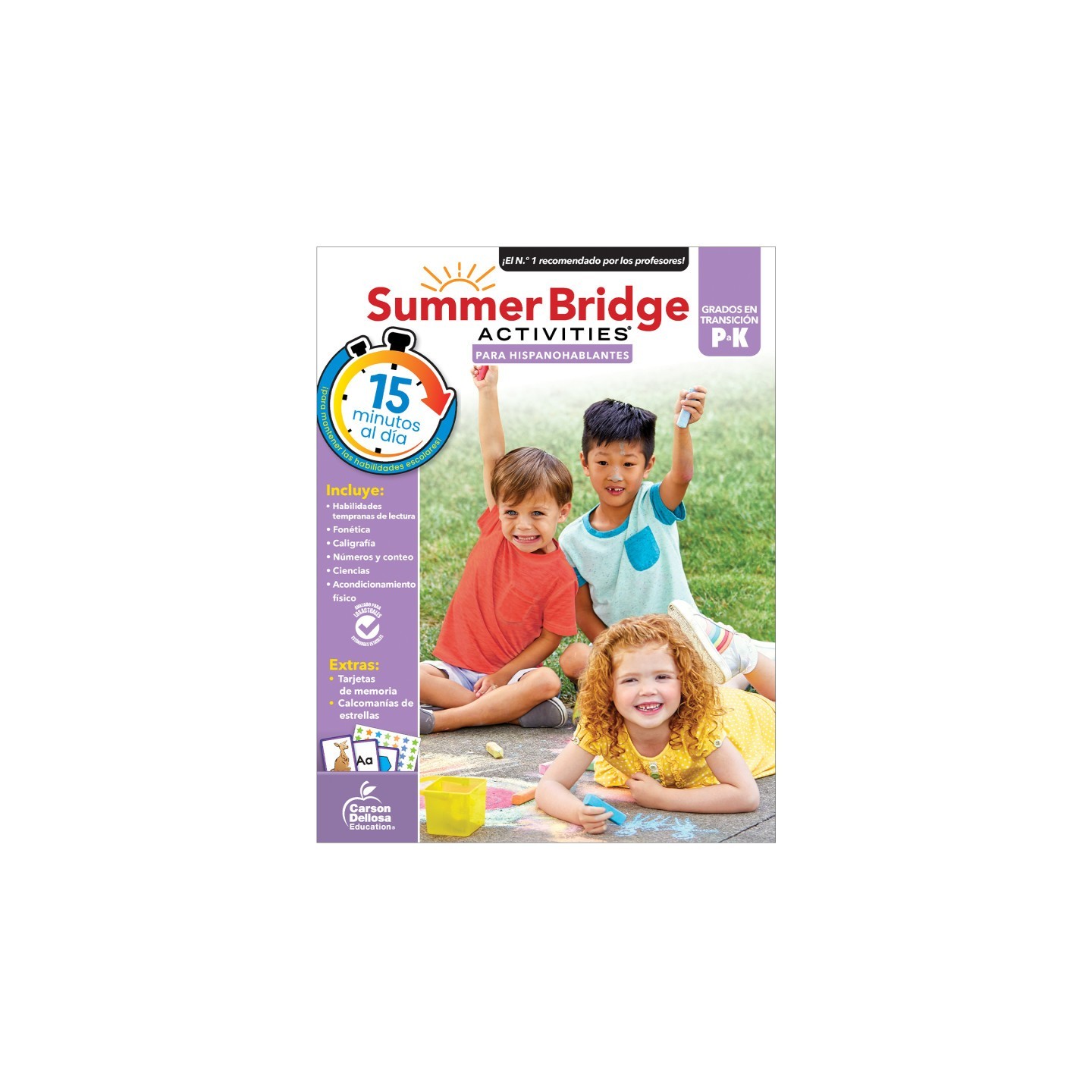 Carson Dellosa Education Summer Bridge Activities Spanish, Grade PreK-K