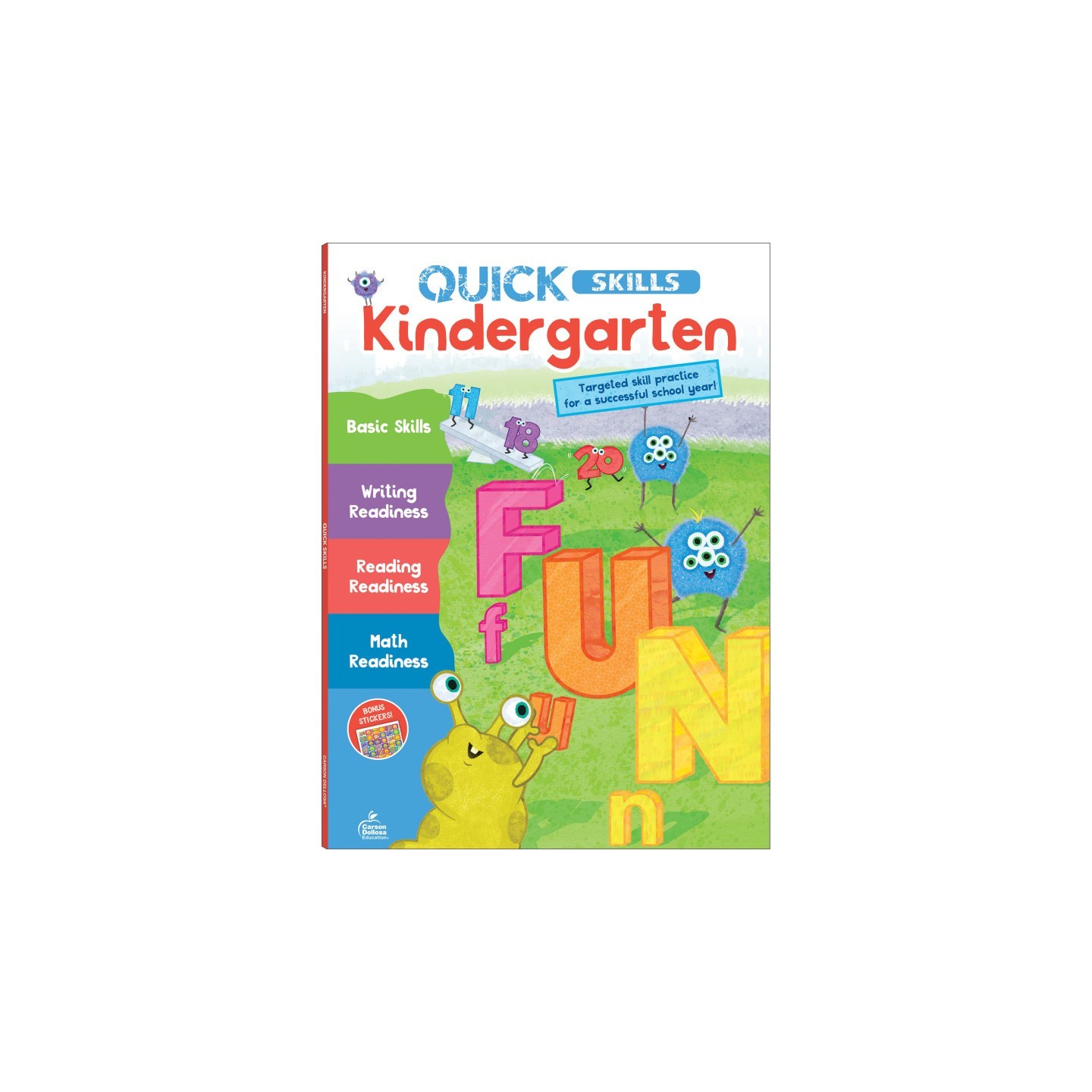 Carson Dellosa Education Quick Skills Kindergarten Workbook