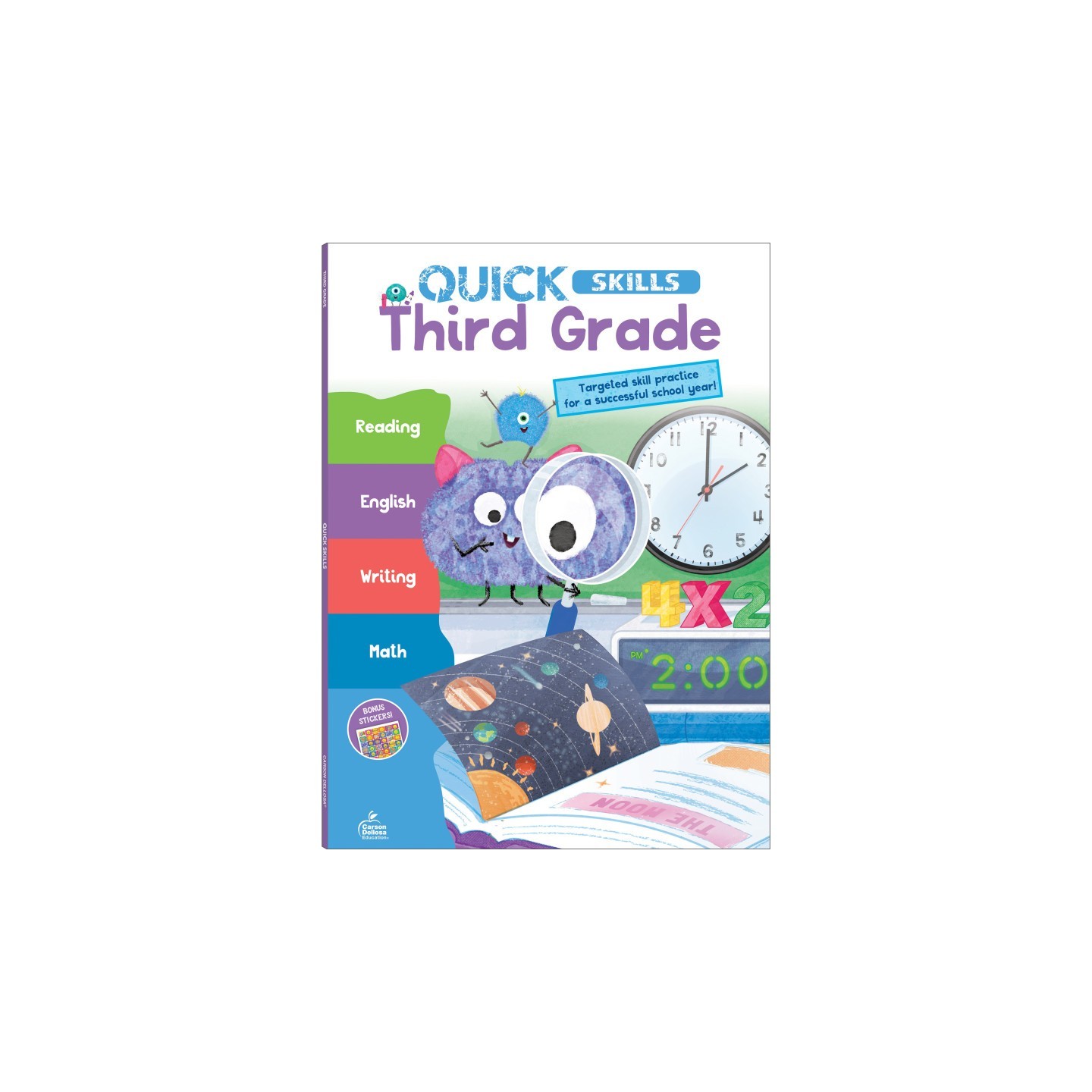 Carson Dellosa Education Quick Skills Third Grade Workbook