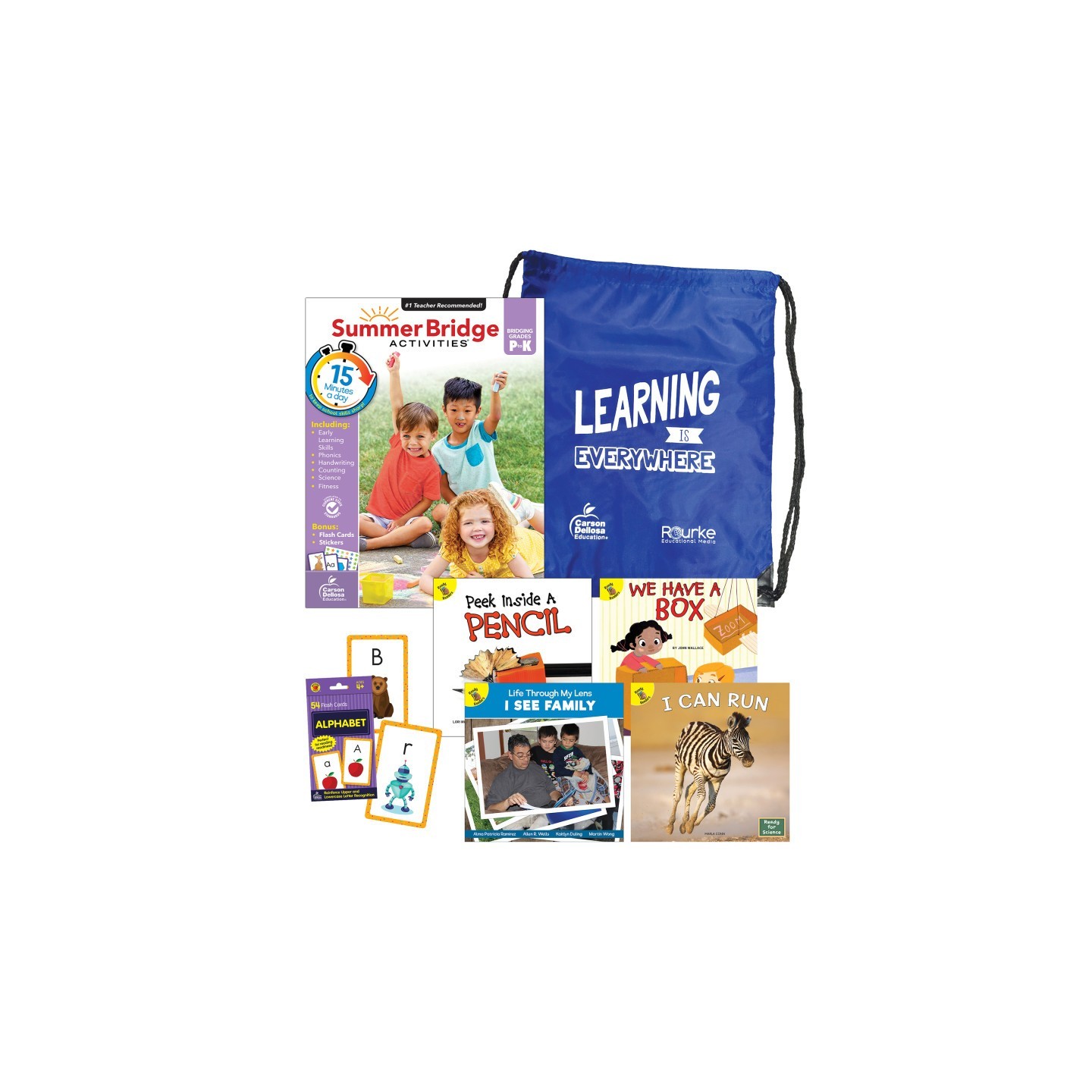 Summer Bridge Activities Summer Bridge Essentials Backpack, Grade PK-K