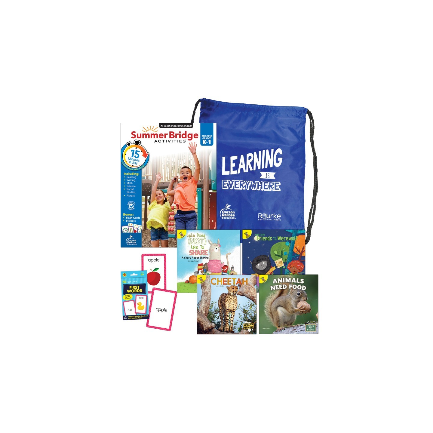 Summer Bridge Activities Summer Bridge Essentials Backpack, Grade K-1