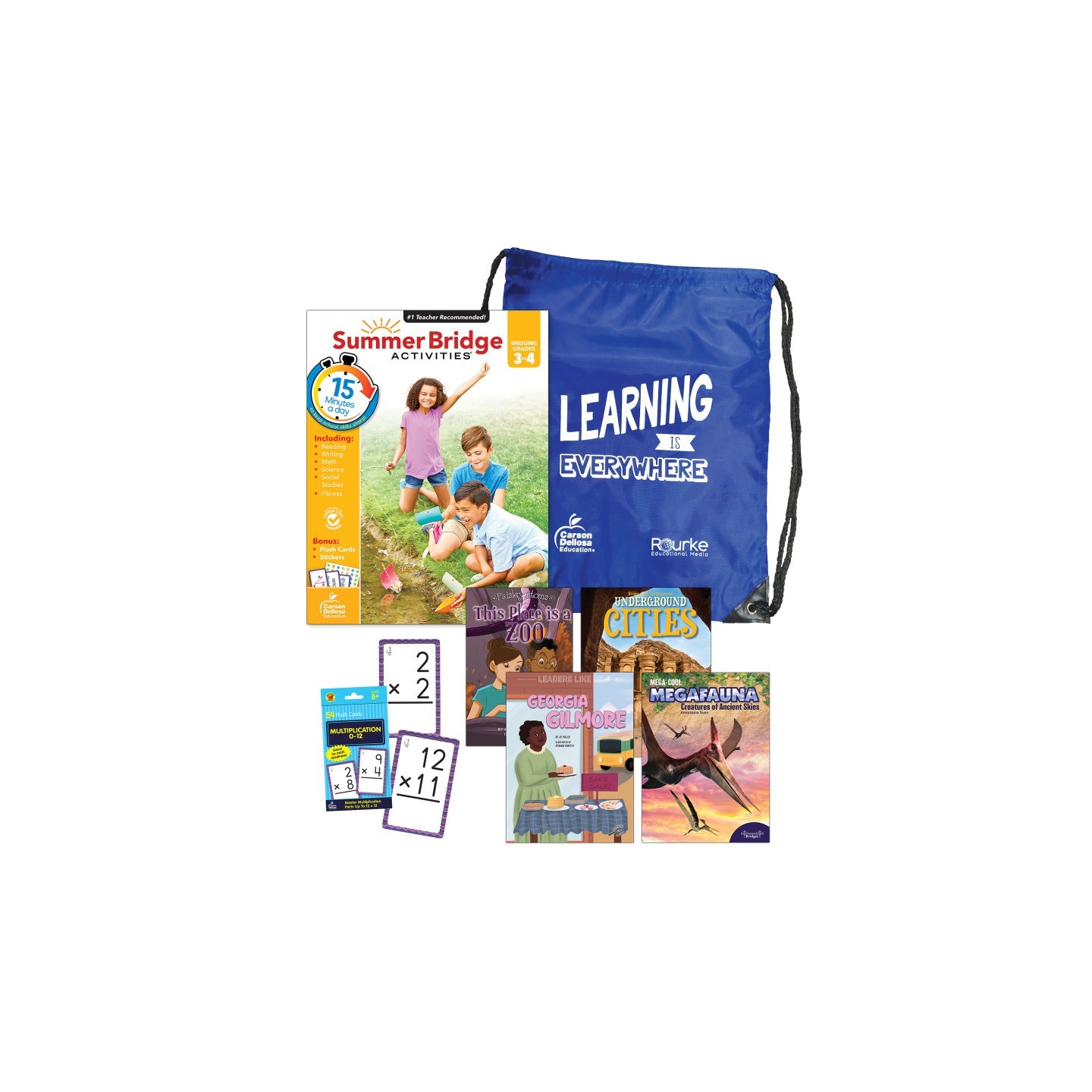 Summer Bridge Activities Summer Bridge Essentials Backpack, Grade 3-4