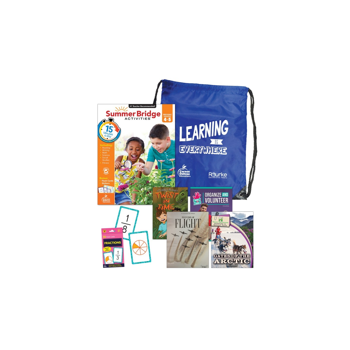 Summer Bridge Activities Summer Bridge Essentials Backpack, Grade 4-5