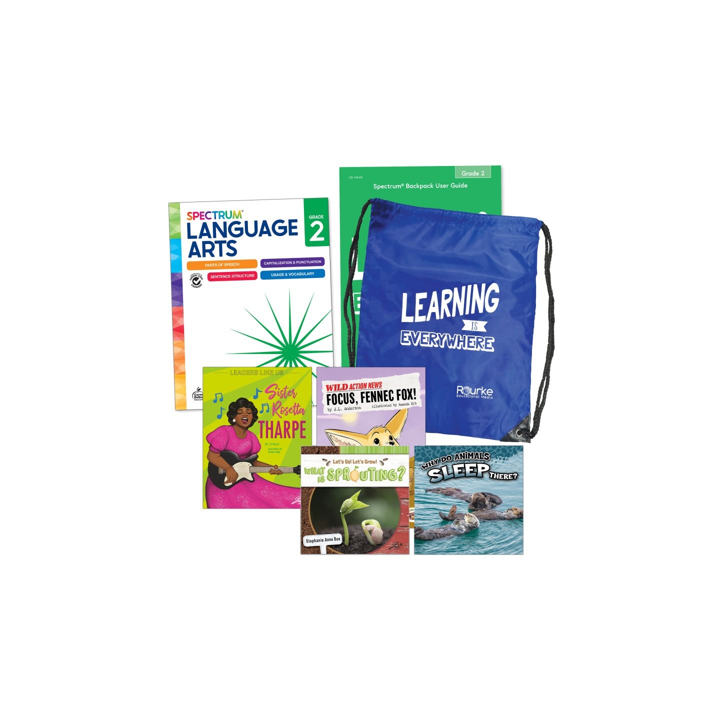 Spectrum® Language and Literacy Backpack, Grade 2