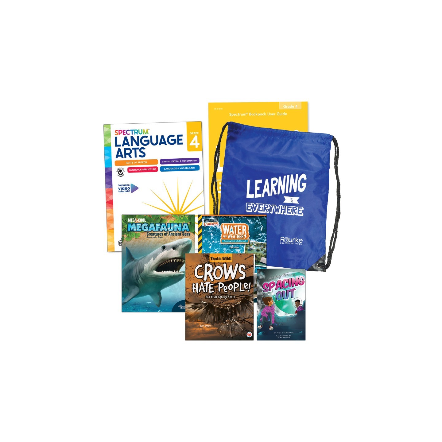 Spectrum® Language and Literacy Backpack, Grade 4