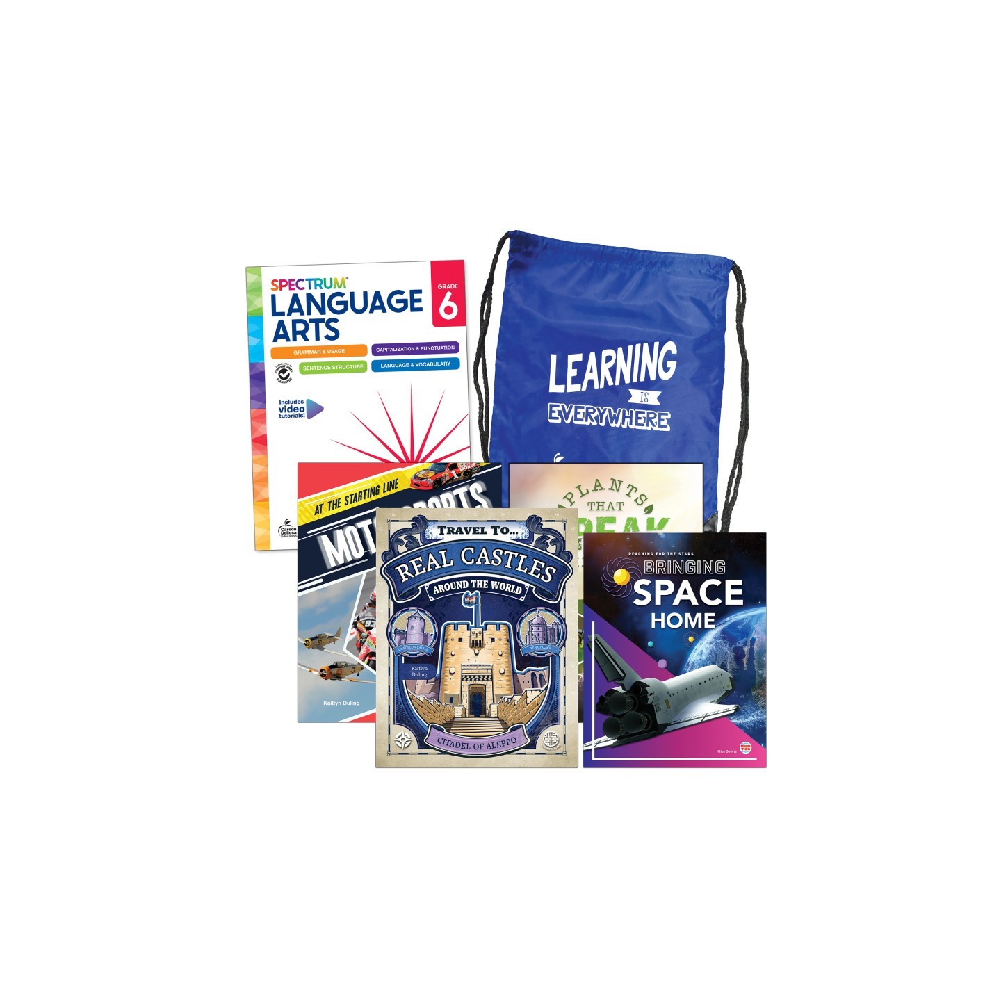 Spectrum® Language and Literacy Backpack, Grade 6