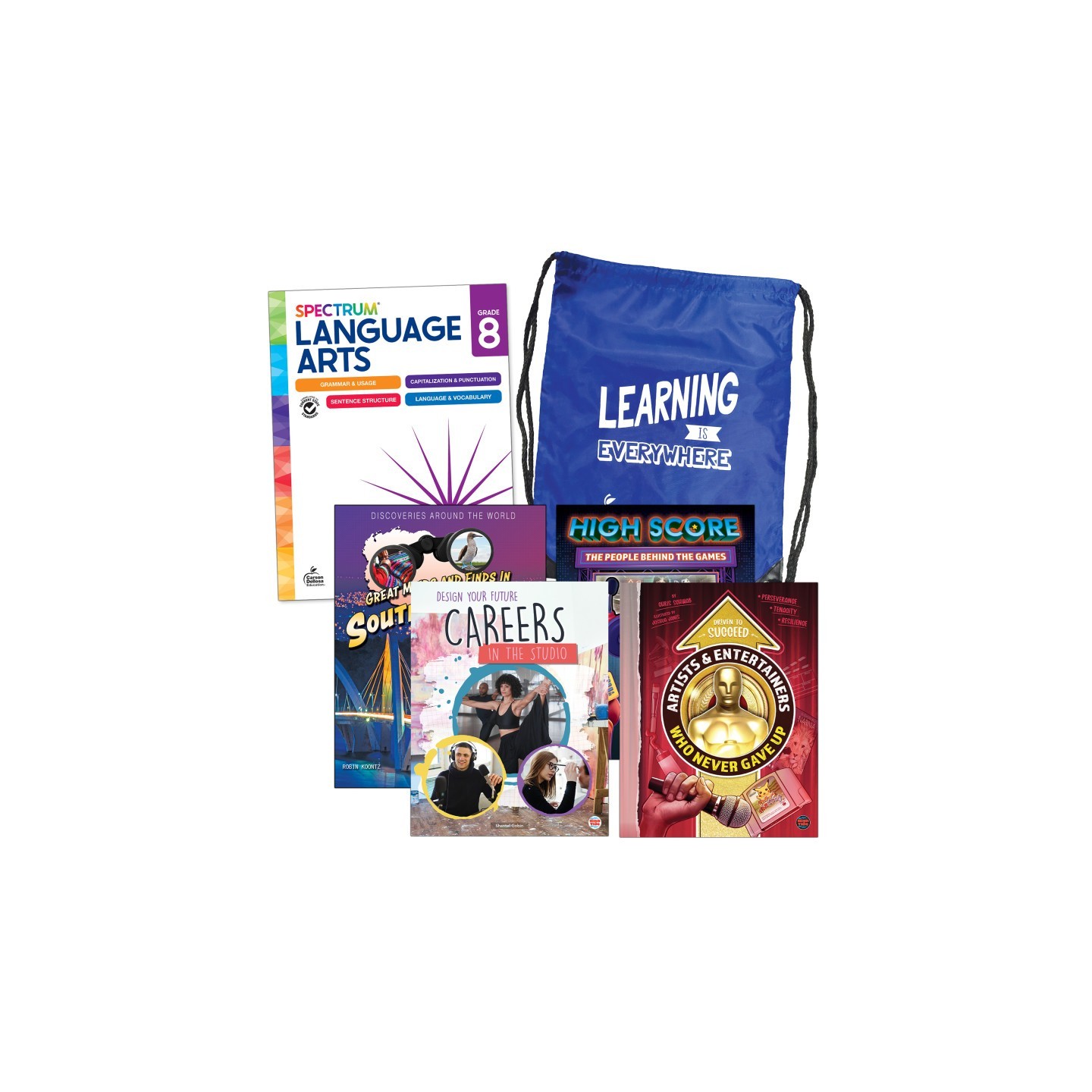 Spectrum® Language and Literacy Backpack, Grade 8