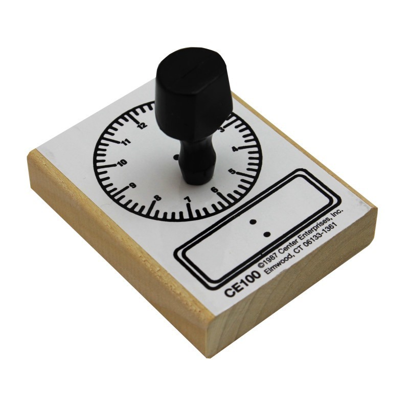 READY 2 LEARN™ Digital and Analog Clock Stamp