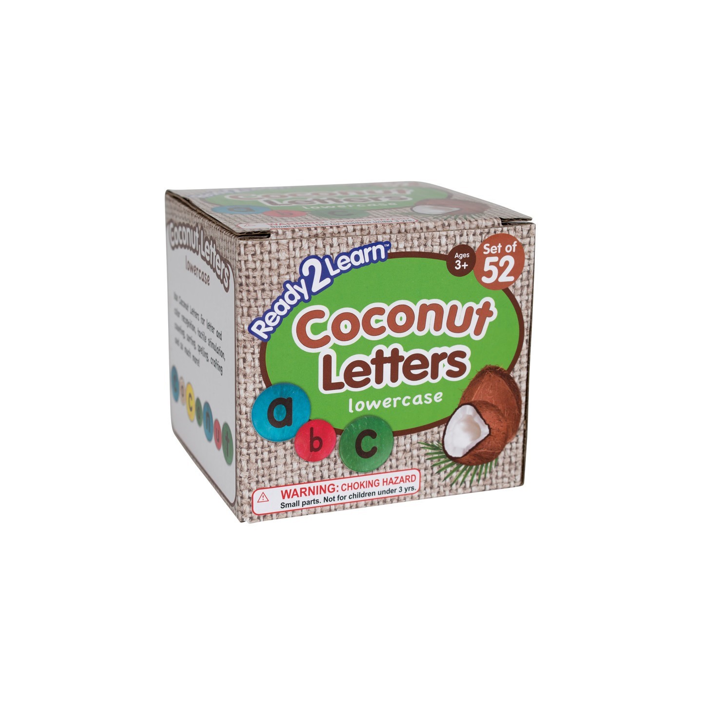 READY 2 LEARN™ Coconut Letters, Lowercase, Set of 52