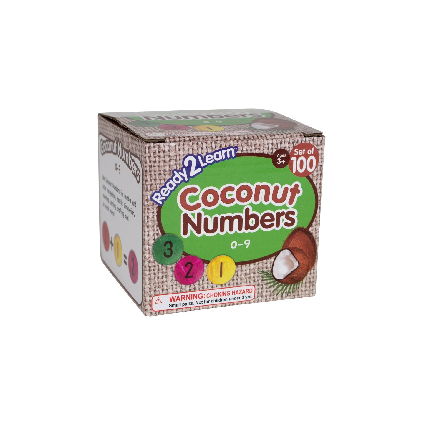 READY 2 LEARN™ Coconut Numbers - Small - 0-9 - Set of 100