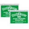 READY 2 LEARN™ Jumbo Washable Stamp Pad - Green - 6.2"L x 4.1"W - Pack of 2