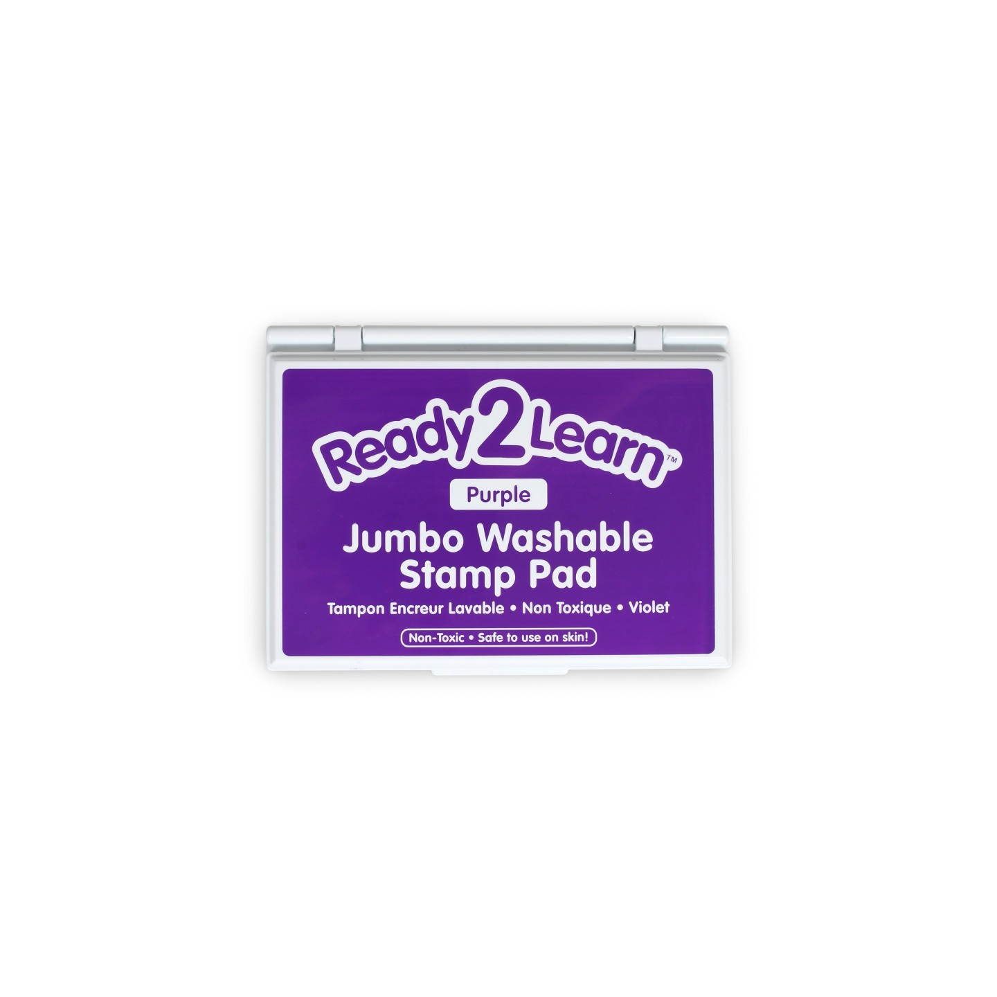 READY 2 LEARN™ Jumbo Washable Stamp Pad - Purple - 6.2"L x 4.1"W