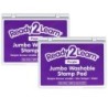 READY 2 LEARN™ Jumbo Washable Stamp Pad - Purple - 6.2"L x 4.1"W - Pack of 2