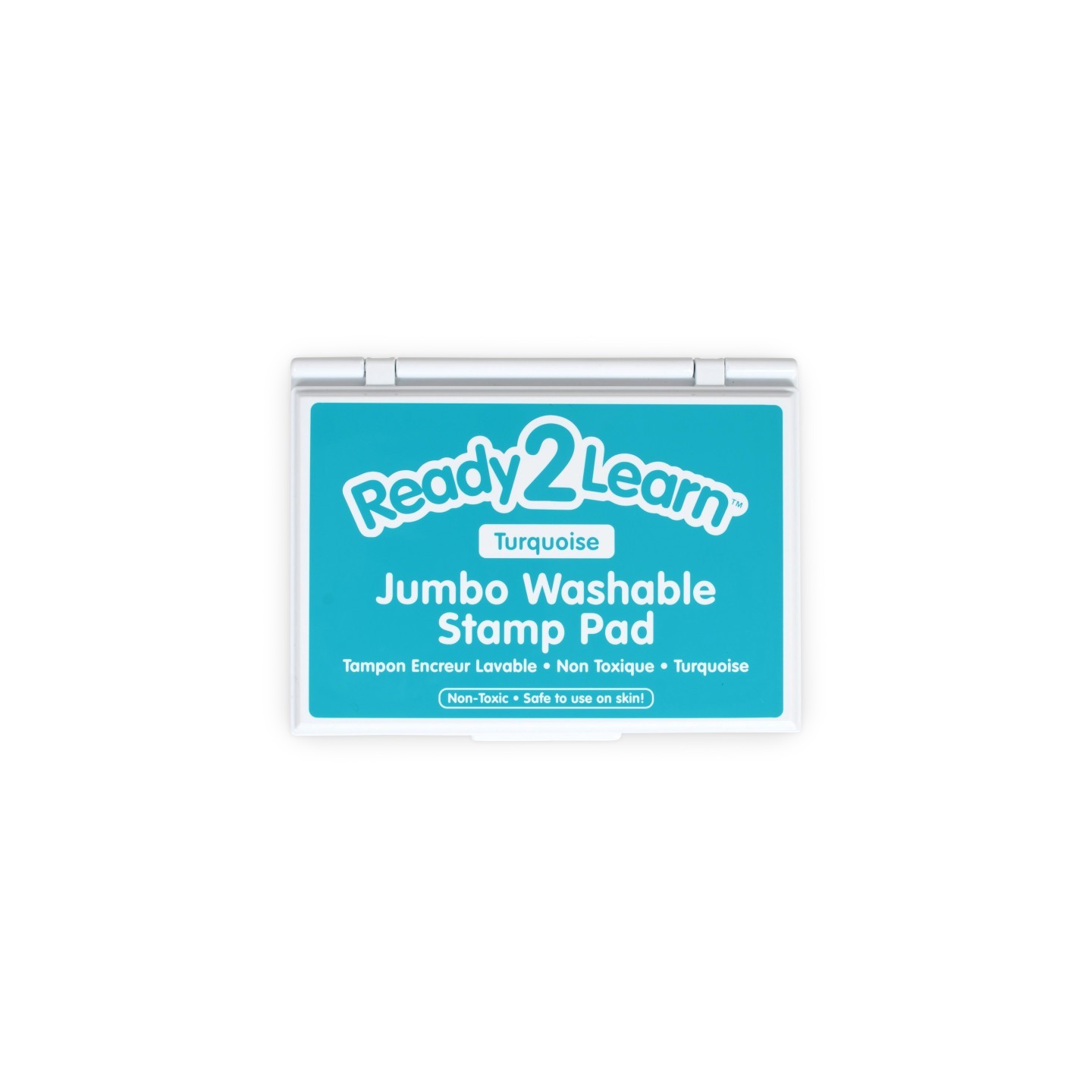 READY 2 LEARN™ Jumbo Washable Stamp Pad - Turquoise - 6.2"L x 4.1"W